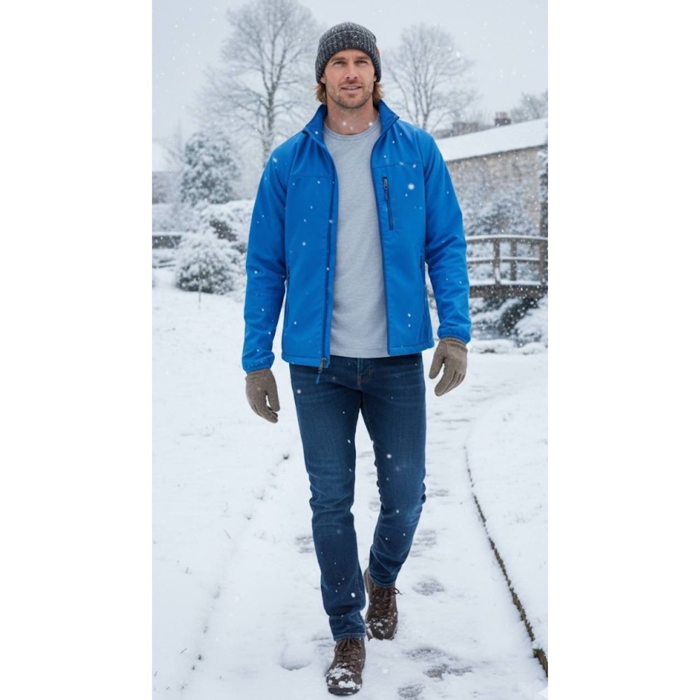 Marmot Men's Sz L Cobalt Blue Long Sleeve Full-Zip Tempo Jacket 98260 Gorpcore